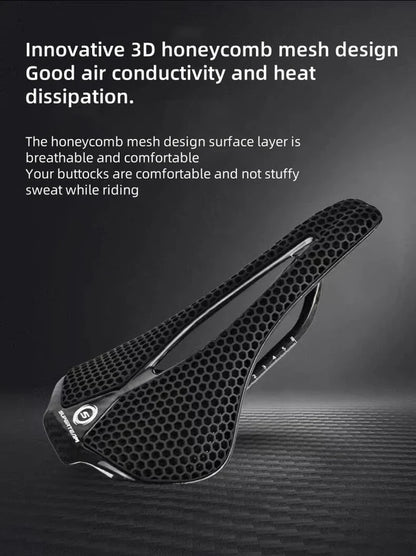 Superteam Air Full Carbon 3D Printed Short Nose Saddle