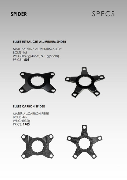 Elilee Carbon Crank Spider
