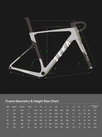 Seka ExAero GR RDC Frameset
