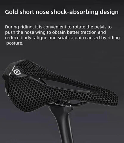 Superteam Air Full Carbon 3D Printed Short Nose Saddle