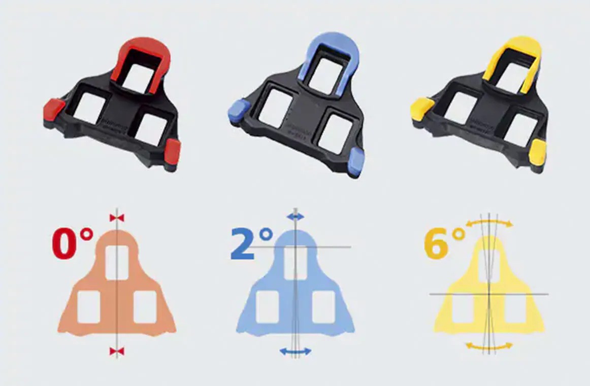 Shimano SPD-SL 6-Degree Mode Yellow Cleats | SM-SH11