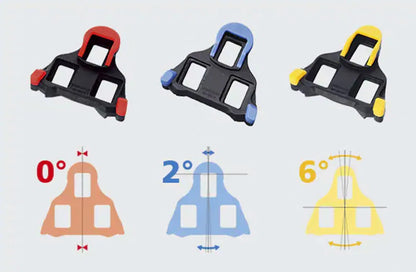 Shimano SPD-SL 6-Degree Mode Yellow Cleats | SM-SH11