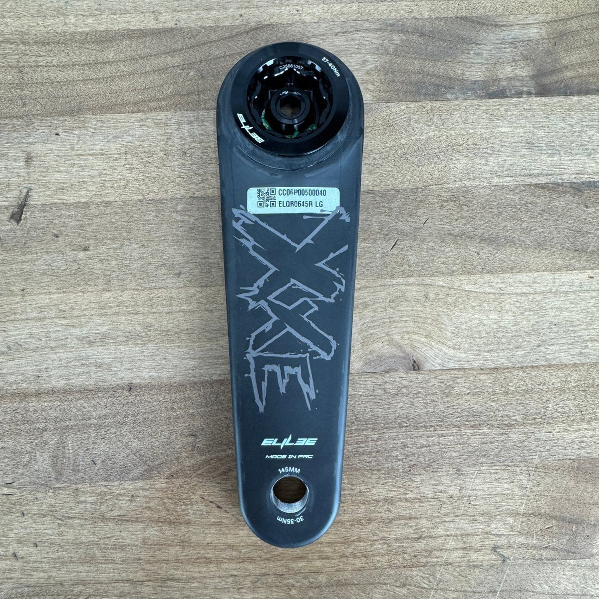 Elilee X310 carbon crank arm with X graphic