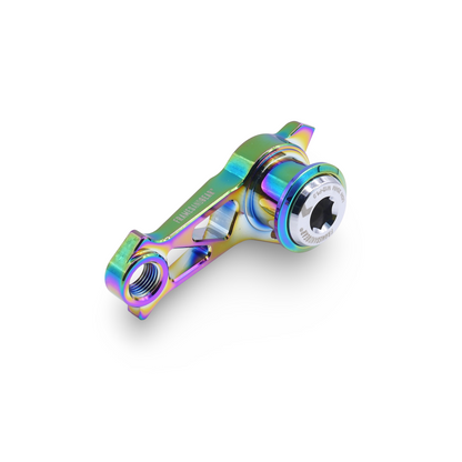 Framesandgear UDH direct mount derailleur hanger for Shimano, Oilslick Chrome