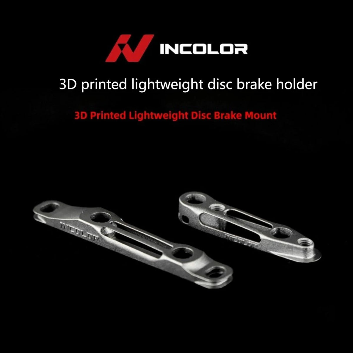 Incolor 3D printed titanium disc brake mount