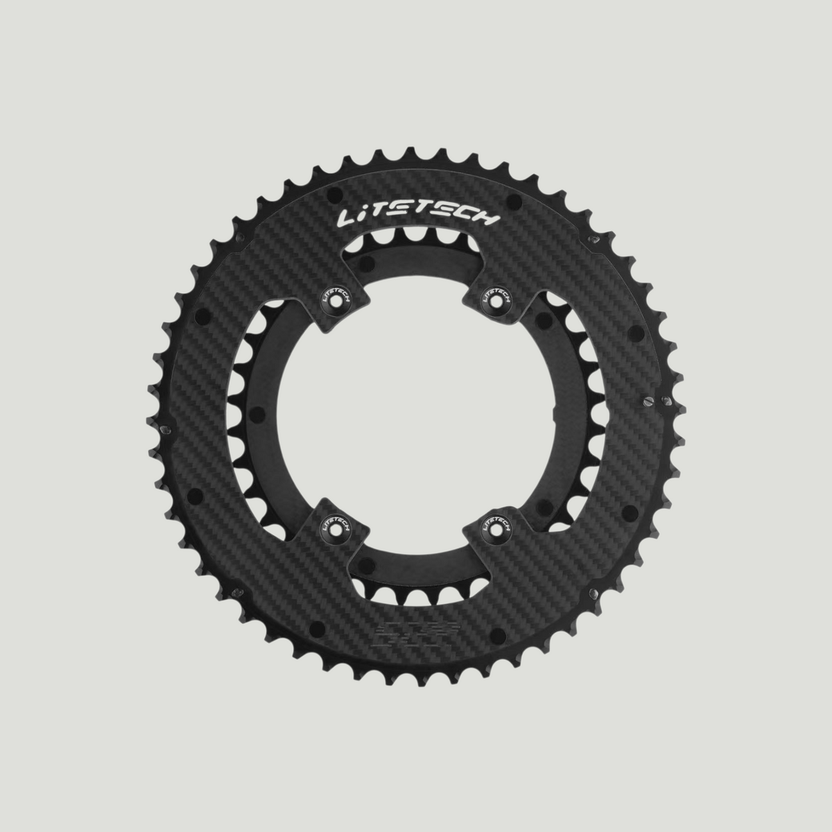 LiteTech carbon chainring detail