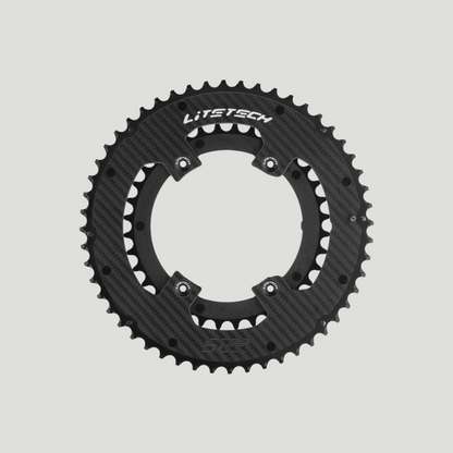 LiteTech carbon chainring detail