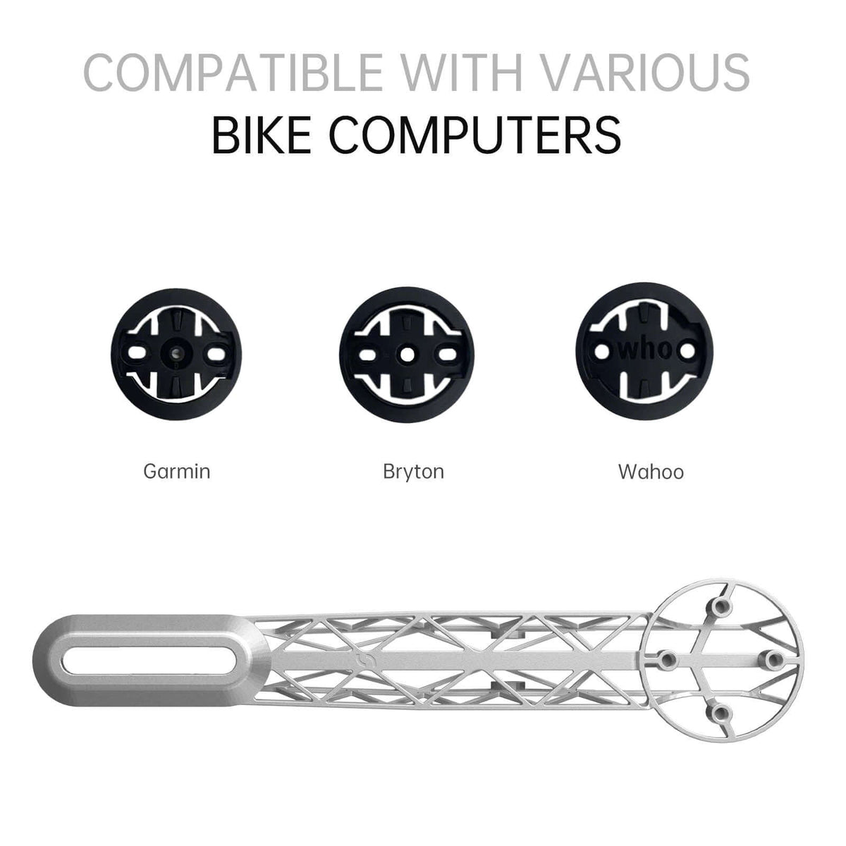 Garmin, Bryton and Wahoo inserts for the Samassi mount