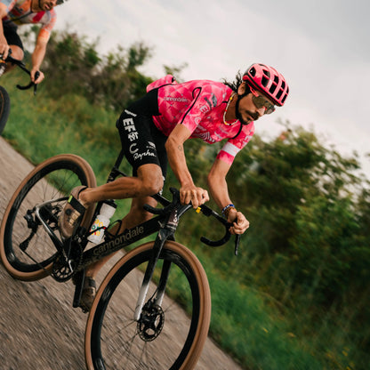 Gravel rider on Vittoria Terreno PRO T50 tyres