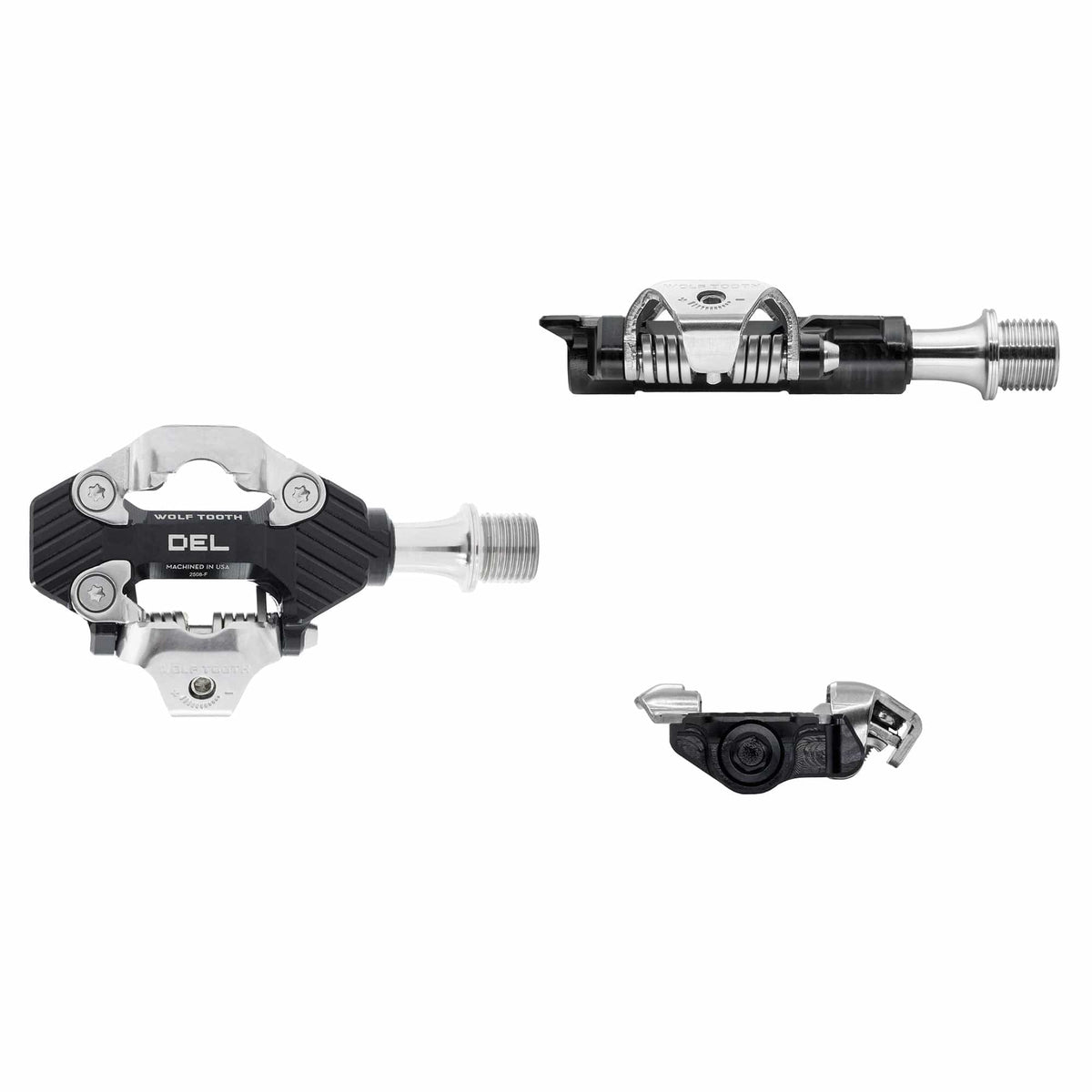 Wolf Tooth DEL clipless pedal, Black