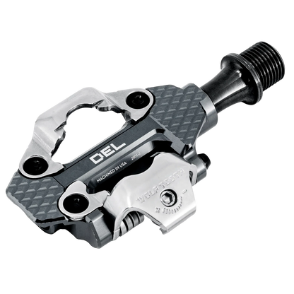 Wolf Tooth MK0 DEL titanium axle clipless pedal, Shadow Gray