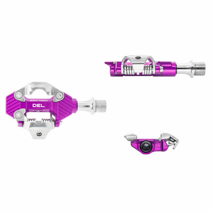 Wolf Tooth DEL clipless pedal, Ultraviolet Purple