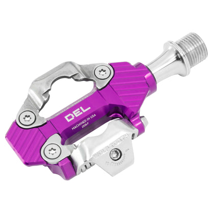 Wolf Tooth DEL gravel race clipless pedal, Ultraviolet Purple